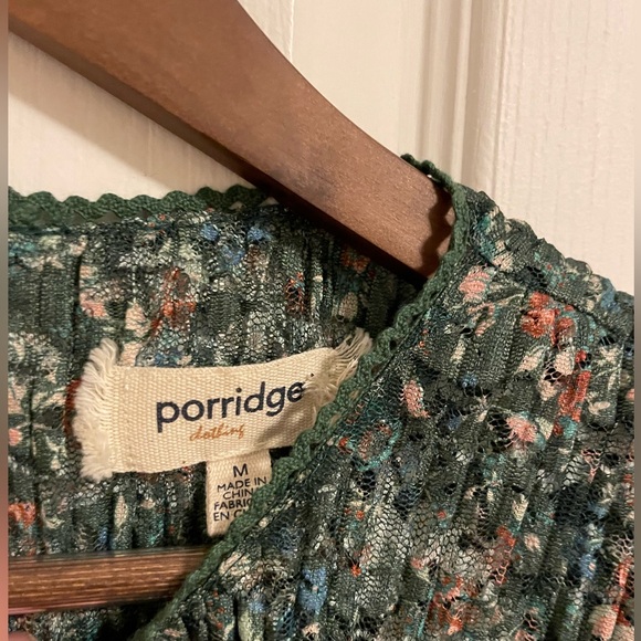 Porridge for Anthropologie Lace Crew-Neck Blouse - Picture 3 of 11